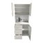 Schrank mit bedruckter Rückwand Steine - 3