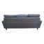 Polstercouch mit variabler Ottomane Reva Grau - 3