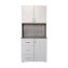 Küchenschrank Weiß/Beton Blanca - 3