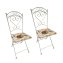Metallstuhl 2er Set Flowers and Plants - 3