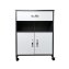 Küchenschrank Grau/Weiß Blanca - 3