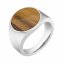 Ring 925 Silber rhodiniert Tigerauge - 3
