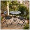 Gartentisch Metall Schwarz Byzanz - 3