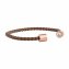 Armband Leder olivenblattgegerbt  braun rosé - 3