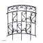 Rankgitter mit Ornamenten Nessa Schwarz 2er-Set - 3