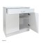 Küchenunterschrank Jenna Country Weiß 80 cm mit Schublade - 3