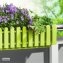 Blumenkasten mit Wasserspeicher Nessa 75 cm Grün - 3