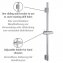 Duschstange Mod. Classic Chrom 70 cm, 70 cm - 3