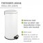 Treteimer Mod. Leman Easy Close Weiß 30 L, mit herausnehmbarem Einsatz - 3