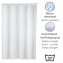 Anti-Schimmel Duschvorhang Uni White, Textil (Polyester), 120 x 200 cm, waschbar - 3