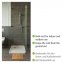Baderost Mod. Indoor & Outdoor Bambus, 50 x 50 cm, mit rutschhemmender Unterseite - 3
