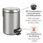 Kosmetik Treteimer Mod. Leman Easy Close Edelstahl 3L, mit herausnehmbarem Einsatz - 3