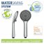 Duschkopf Watersaving Ø 9,5 cm, Universal-Handbrause mit Wasserspar-System - 3