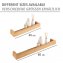 Wandregal Mod. Bambusa aus Bambus, 40 cm, aus Bambus - 3