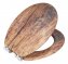 WC-Sitz Mod. Rustic Braun, aus FSC® zertifiziertem MDF - 3