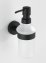 Seifenspender Mod. Bosio Edelstahl Black matt, Fassungsvermögen ca. 200 ml - 3