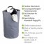 Wäschesammler Mod. Jumbo Anthrazit, Multifunktionstasche, 69 l - 3