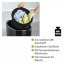 Hocker Mod. Candy Black, mit abnehmbarem Wäschesammler - 3