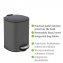 Treteimer Mod. Alassio, Grau 5 L, mit Easy-Close Absenkautomatik - 3