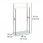 Handtuchbutler Mod. Debar Edelstahl, mit 2 Handtuchstangen - 3