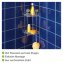 Vacuum-Loc® Eckregal 2 Etagen, Befestigen ohne bohren - 3