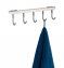 Türgarderobe Mod. Asola mit 5 Haken Edelstahl, rostfrei - 3