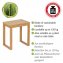 Badhocker Mod. Bamboo, Hocker aus Bambus - 3