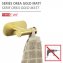 Turbo-Loc® Wandhaken Mod. Orea Duo Gold Matt, Befestigen ohne bohren - 3