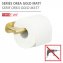 Turbo-Loc® Toilettenpapierhalter Mod. Orea Gold Matt, Befestigen ohne bohren - 3
