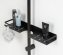 Turbo-Loc® Duschstangencaddy Mod. Altarella L, Schwarz, aus Edelstahl - 3
