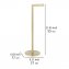 2in1 Stand Toilettenpapierhalter Gold, platzsparend, für bis zu 4 Ersatzrollen - 3