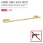 Turbo-Loc® Badetuchstange Uno Mod. Orea Gold, 60 cm, Befestigen ohne bohren - 3