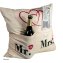 Kissen mit Taschen Mr.   Mrs. - 3