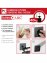 Turbo-Loc® WC-Garnitur Mod. Carpino Schwarz, Befestigen ohne Bohren - 3