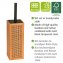 WC-Garnitur Mod. Allegre, aus Bambus und Rattan - 3