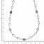 Halskette Gold 375 Blautopas (beh.) + Amethyst - 3