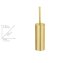 WC-Garnitur geschlossene Form Mod. Orea Gold matt, aus rostfreiem Edelstahl - 3