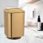 Schwingdeckeleimer Mod. Auron Gold, Kosmetikeimer mit Schwingdeckel, 5,5 l - 3