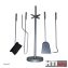 Kaminbesteck aus Metall 5-teiliges Set - 3