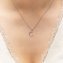 Halskette Silber 925 mit 1x Diamant 0,008ct. Buchstabe C - 3