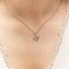 Halskette Silber 925 mit 1x Diamant 0,008ct. Buchstabe H - 3