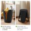 Badhocker Mod. Comiso Schwarz matt, belastbar bis 180 kg - 3