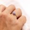 Ring Gold 375 mit echtem Amethyst + Zirkonia - 3