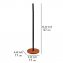 2-in-1 Stand Toilettenpapierhalter Mod. Serro, aus stabilem Bambus - 3