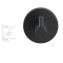 Wandhaken Mod. Bosio inkl. Kleber, Schwarz matt, Befestigen ohne bohren - Power-Loc® - 3