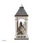 LED Holzlaterne mit Kirche und Figuren Weihnachtsdeko mit 8 LEDs - 3
