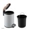 Treteimer 3 Liter Grau Kupfer - 3