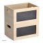 Allzweckkiste mit Tafel Holz - 3
