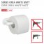 Turbo-Loc® Toilettenpapierhalter Mod. Orea White matt, aus rostfreiem Edelstahl - 3