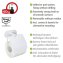 Turbo-Loc® Toilettenpapierhalter mit Deckel Mod. Orea White matt, aus rostfreiem Edelstahl - 3